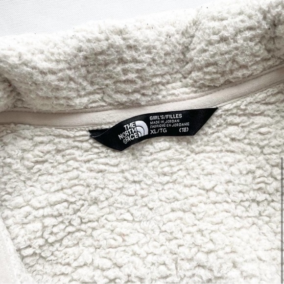 The North Face Cream Zipper Fleece Jacket Size Small - Picture 4 of 4